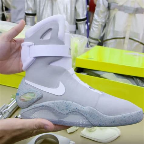 all white nike air mags replica|nike air mag copies.